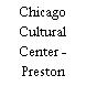 Chicago Cultural Center - Preston Bradley Hall