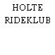 HOLTE RIDEKLUB