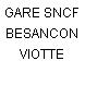 GARE SNCF BESANCON VIOTTE