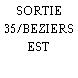 SORTIE 35/BEZIERS EST