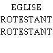 EGLISE PROTESTANTE