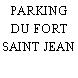 PARKING DU FORT SAINT JEAN