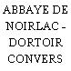 ABBAYE DE NOIRLAC - DORTOIR CONVERS