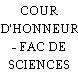 COUR D'HONNEUR - FAC DE SCIENCES