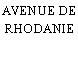 AVENUE DE RHODANIE