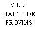 VILLE HAUTE DE PROVINS