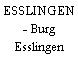 ESSLINGEN - Burg Esslingen