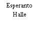 Esperanto Halle