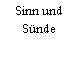 Sinn und Sünde