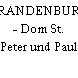 BRANDENBURG - Dom St. Peter und Paul