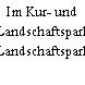 Im Kur- und Landschaftspark