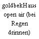 goldbekHaus open air (bei Regen drinnen)