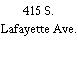 415 S. Lafayette Ave.