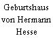 Geburtshaus von Hermann Hesse