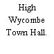 High Wycombe Town Hall.