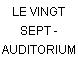 LE VINGT SEPT - AUDITORIUM