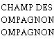 CHAMP DES COMPAGNONS