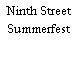 Ninth Street Summerfest