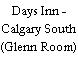 Days Inn - Calgary South (Glenn Room)