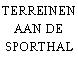 TERREINEN AAN DE SPORTHAL