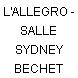 L'ALLEGRO - SALLE SYDNEY BECHET