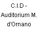 C.I.D - Auditorium M. d'Ornano
