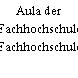 Aula der Fachhochschule