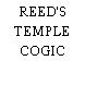 REED'S TEMPLE COGIC