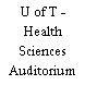 U of T - Health Sciences Auditorium