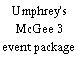 Umphrey's McGee 3 event package