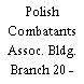 Polish Combatants Assoc. Bldg. Branch 20 - Banquet Hall