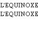 L'EQUINOXE