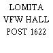 LOMITA VFW HALL POST 1622