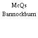 McQs Bannockburn