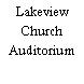 Lakeview Church Auditorium