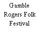 Gamble Rogers Folk Festival