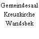 Gemeindesaal Kreuzkirche Wandsbek