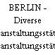 BERLIN - Diverse Veranstaltungsstätten