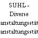 SUHL - Diverse Veranstaltungsstätten