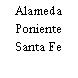 Alameda Poniente Santa Fe
