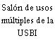 Salón de usos múltiples de la USBI