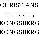 CHRISTIANS KJELLER, KONGSBERG