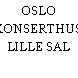 OSLO KONSERTHUS, LILLE SAL