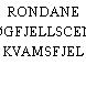 RONDANE HØGFJELLSCENE, KVAMSFJEL