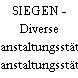 SIEGEN - Diverse Veranstaltungsstätten