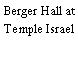 Berger Hall at Temple Israel