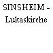 SINSHEIM - Lukaskirche