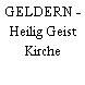 GELDERN - Heilig Geist Kirche