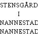 STENSGÅRD I NANNESTAD