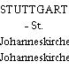 STUTTGART - St. Johanneskirche